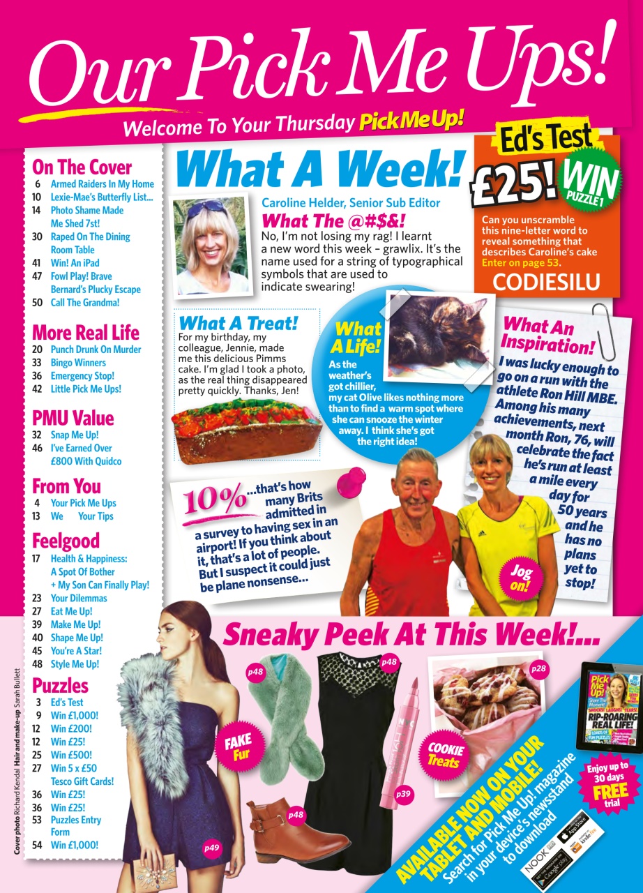 Pick Me Up Preview Pages