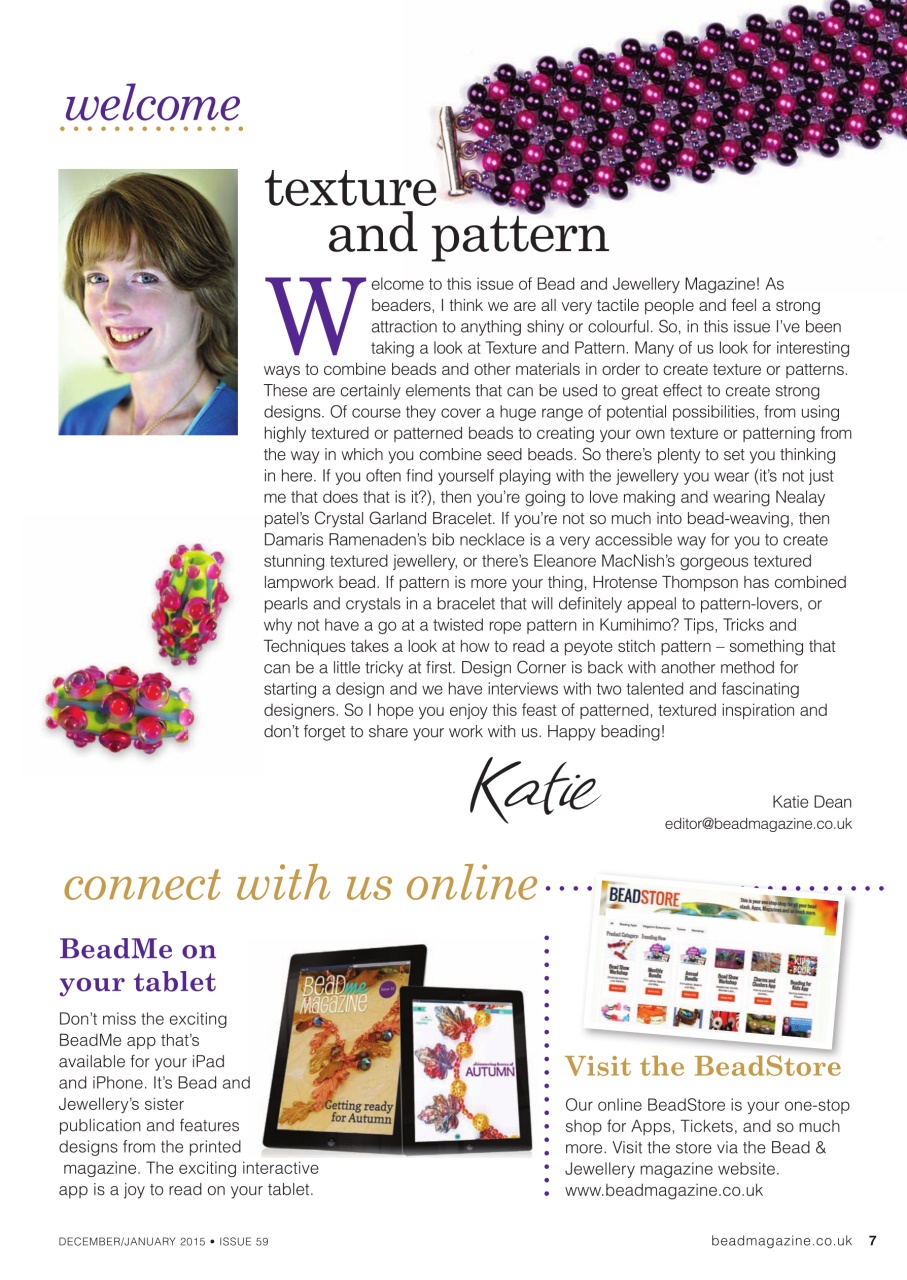 Bead & Jewellery Magazine Preview Pages