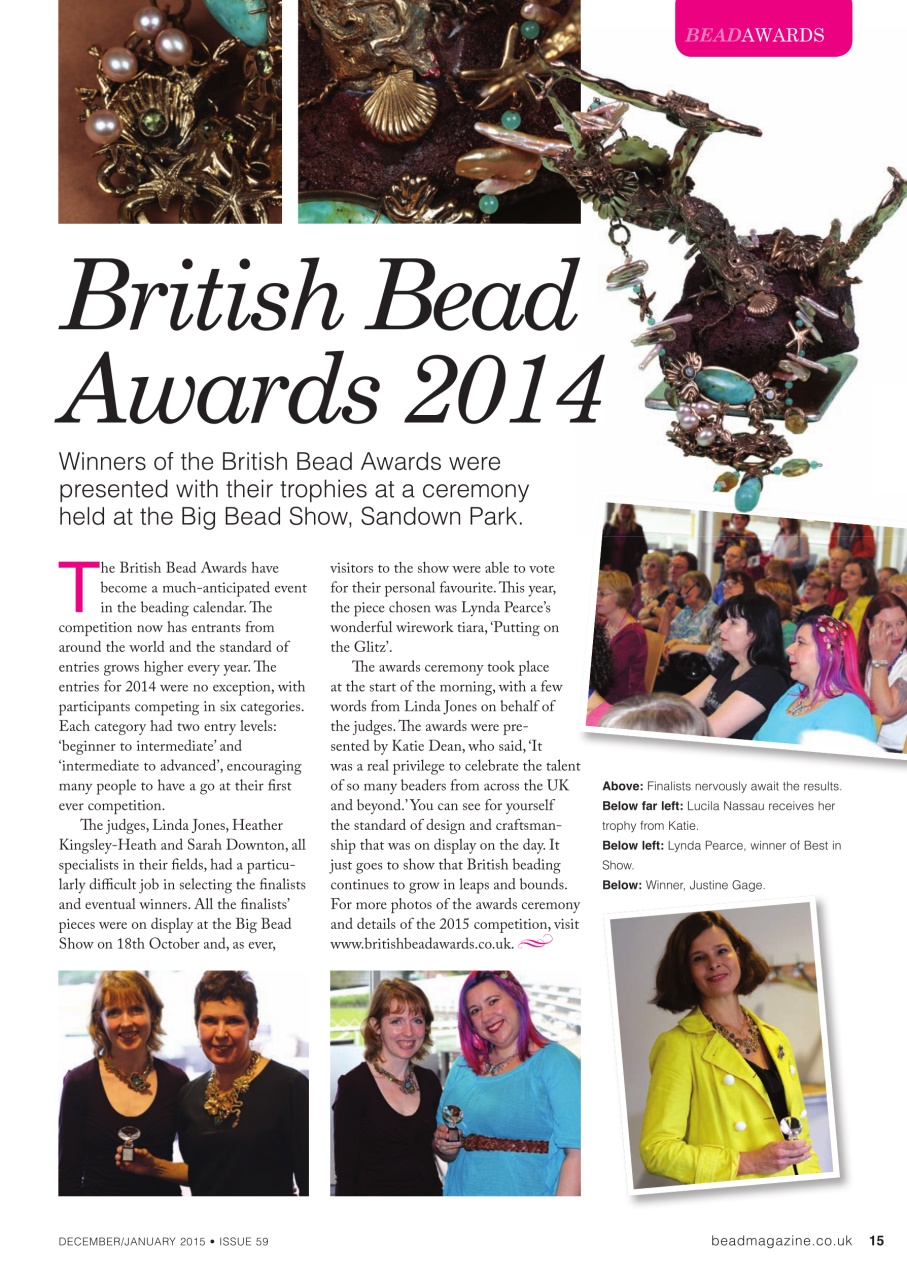 Bead & Jewellery Magazine Preview Pages