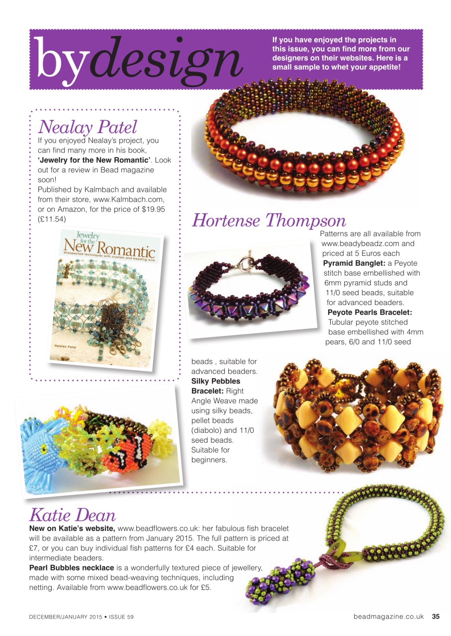 Bead & Jewellery Magazine Preview Pages