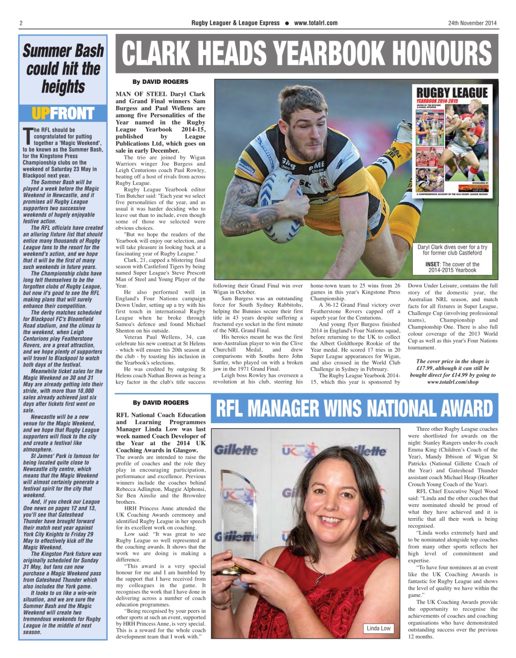 League Express Preview Pages