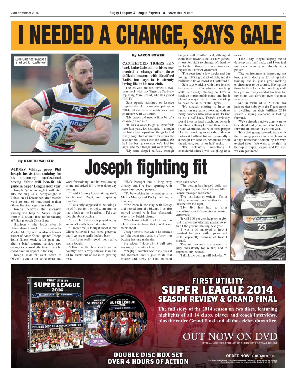 League Express Preview Pages