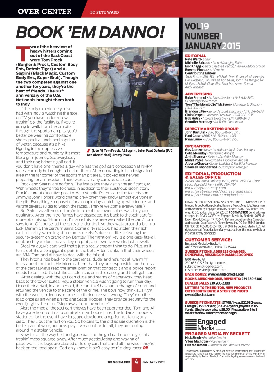 Drag Racer Preview Pages