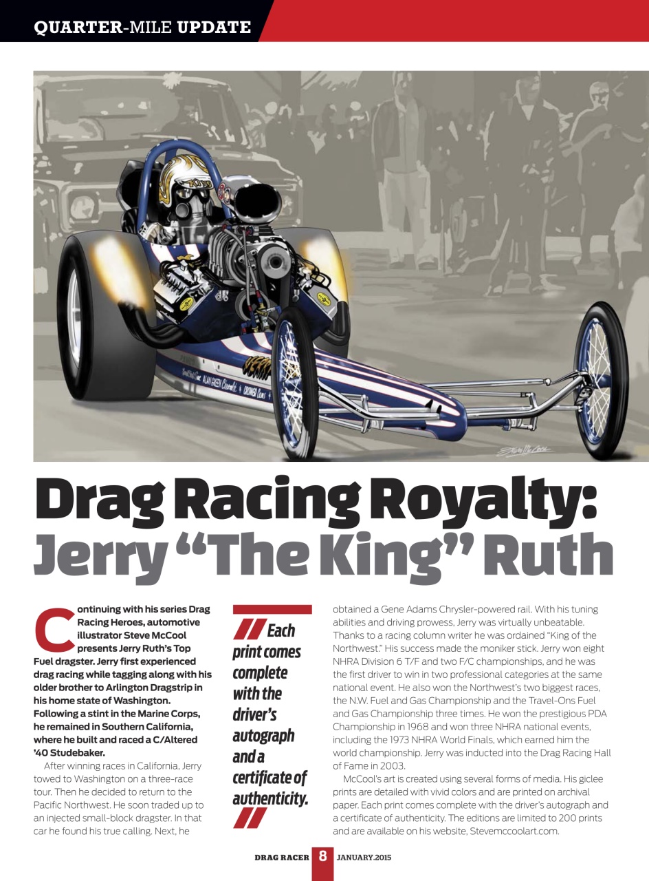 Drag Racer Preview Pages