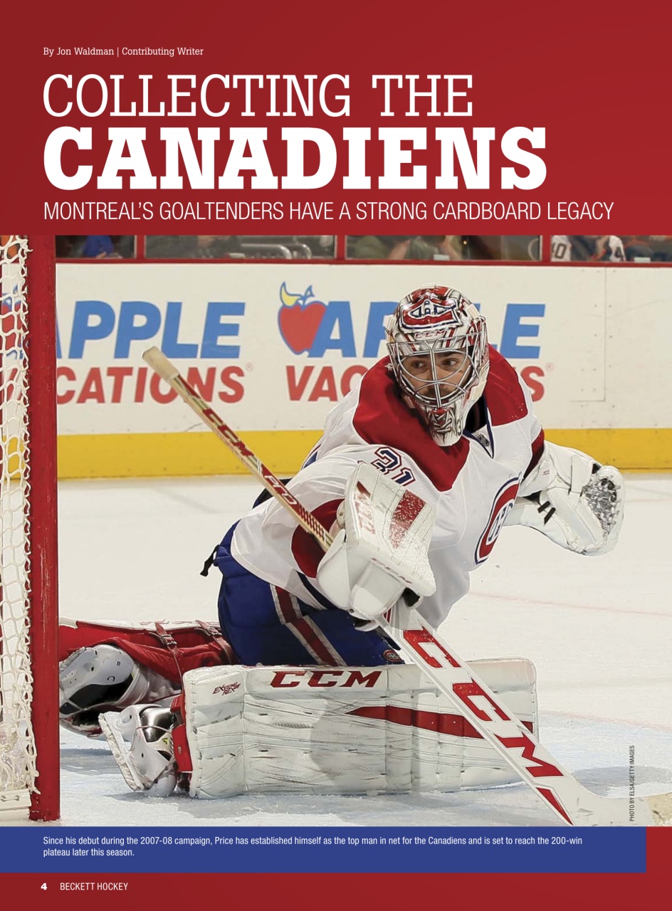 Beckett Hockey Magazine Preview Pages