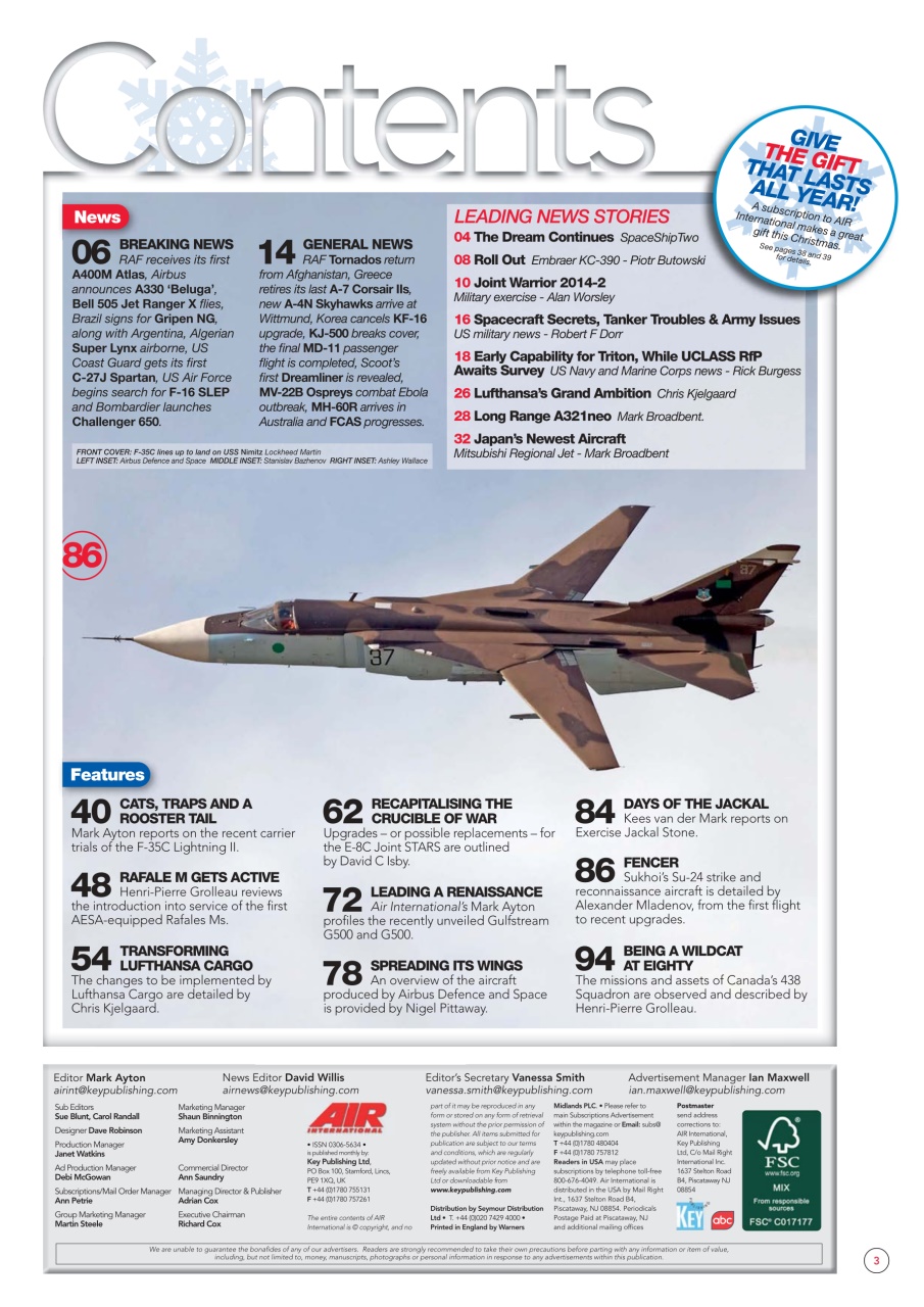 AIR International Preview Pages
