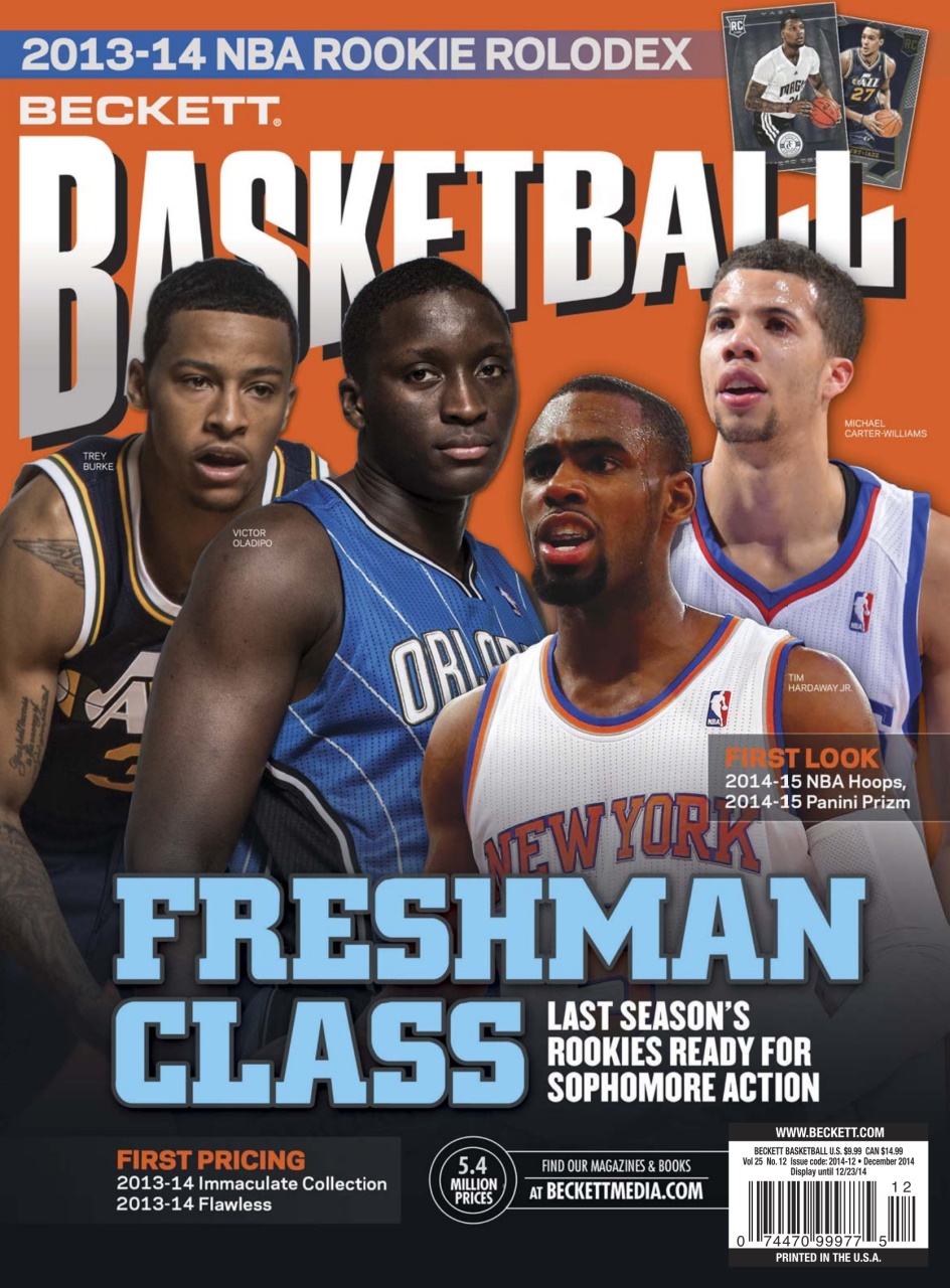 Beckett Basketball Magazine Preview Pages
