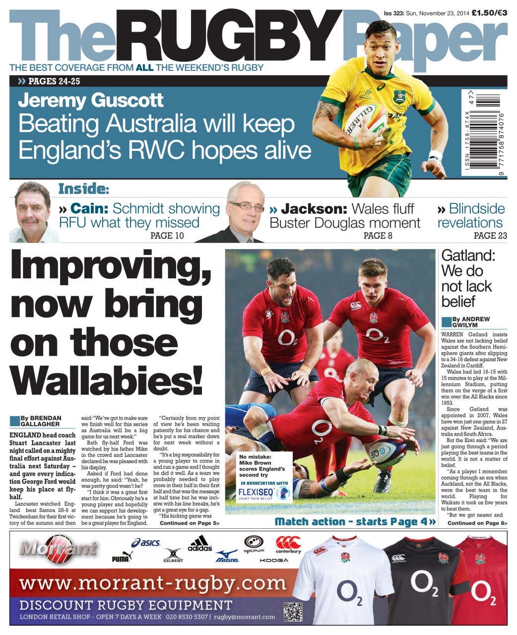 The Rugby Paper Preview Pages