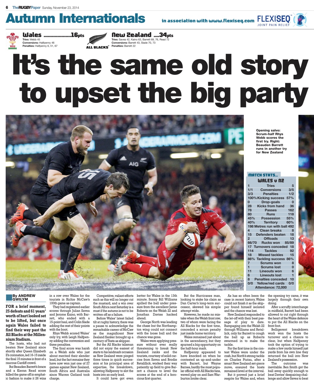The Rugby Paper Preview Pages