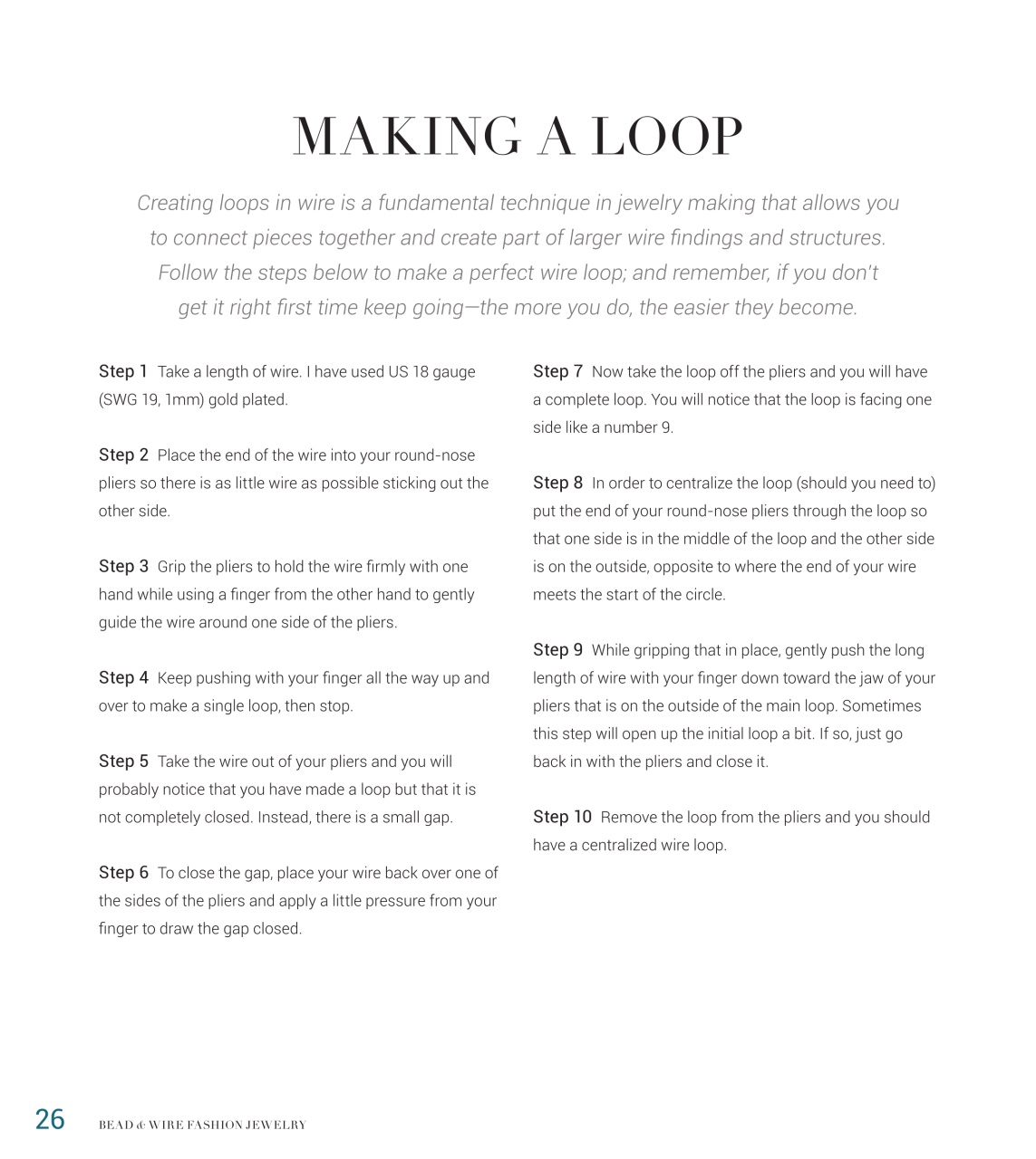 Making Jewellery Preview Pages