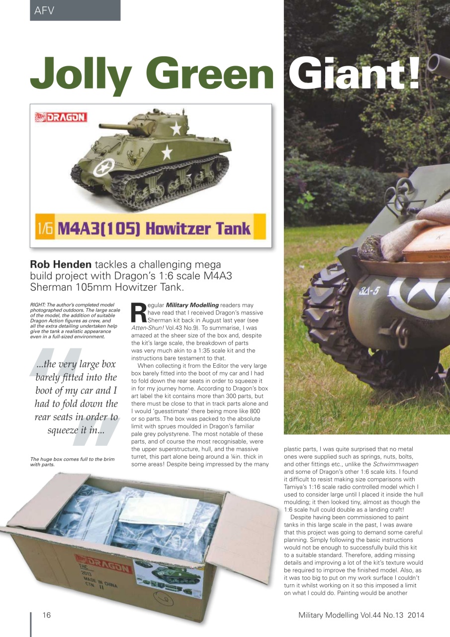 Military Modelling International Magazine Preview Pages