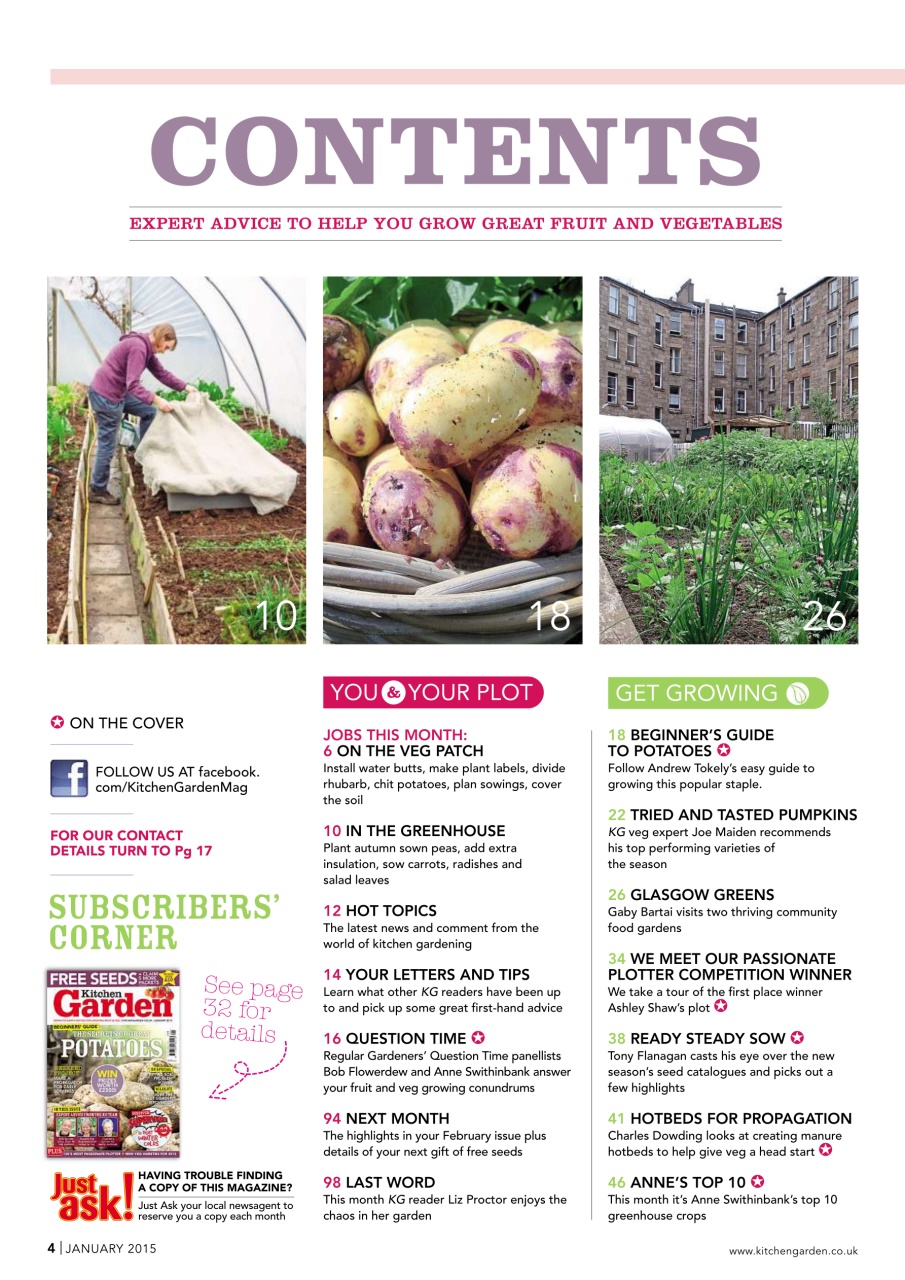 Kitchen Garden Magazine Preview Pages