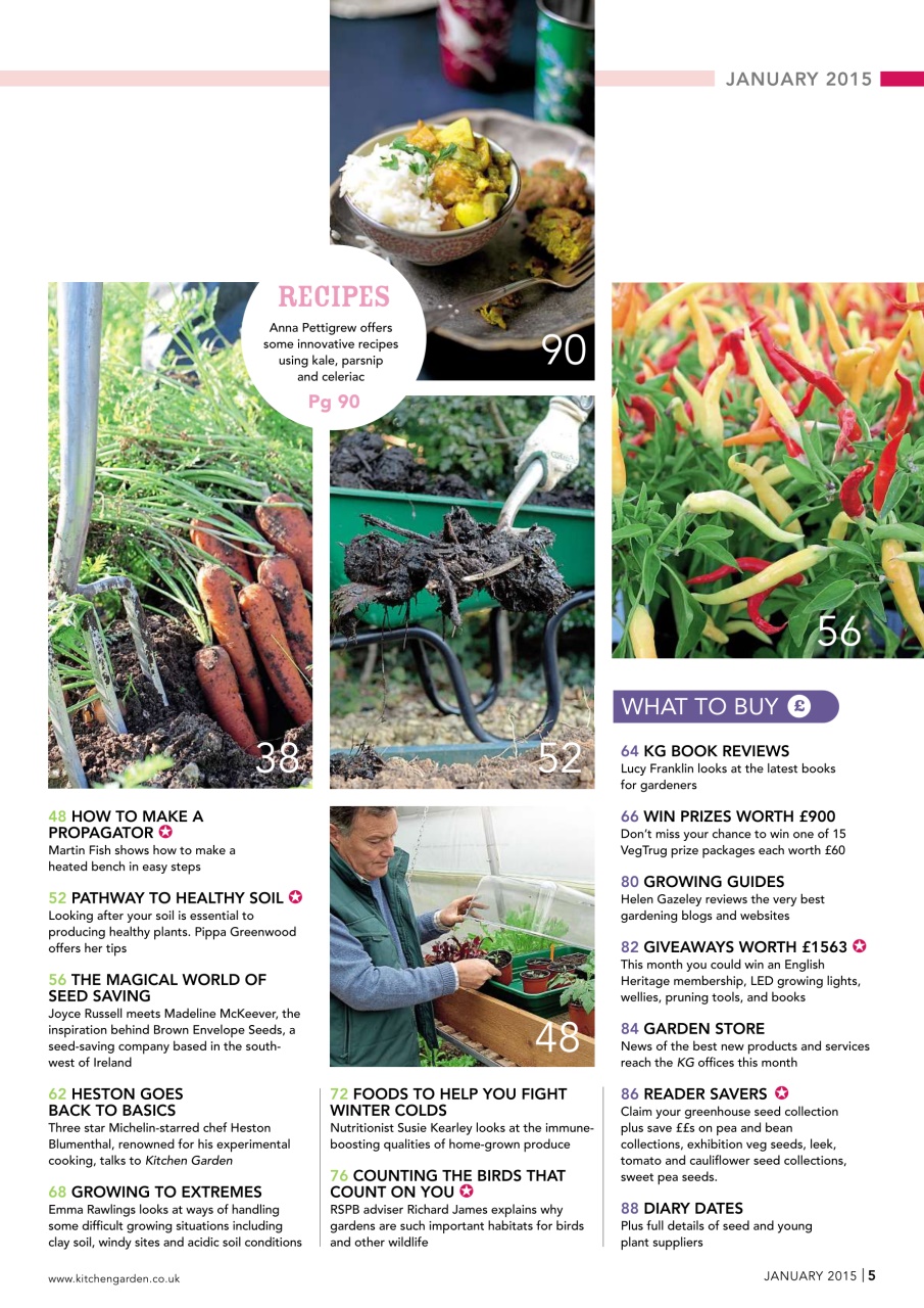 Kitchen Garden Magazine Preview Pages