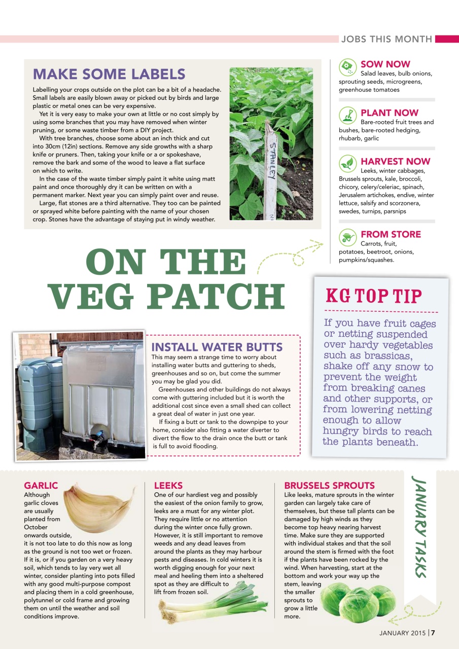 Kitchen Garden Magazine Preview Pages