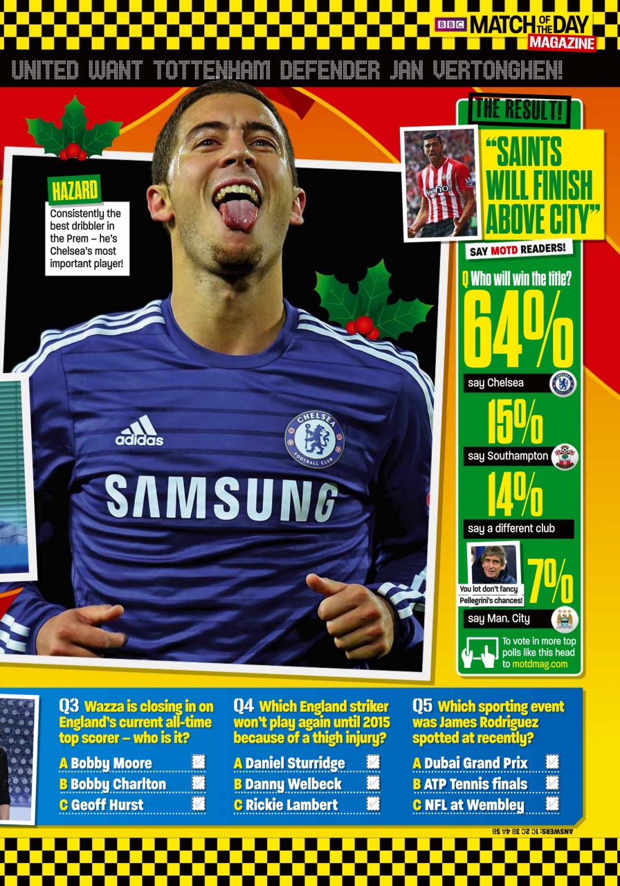 Match of the Day Preview Pages