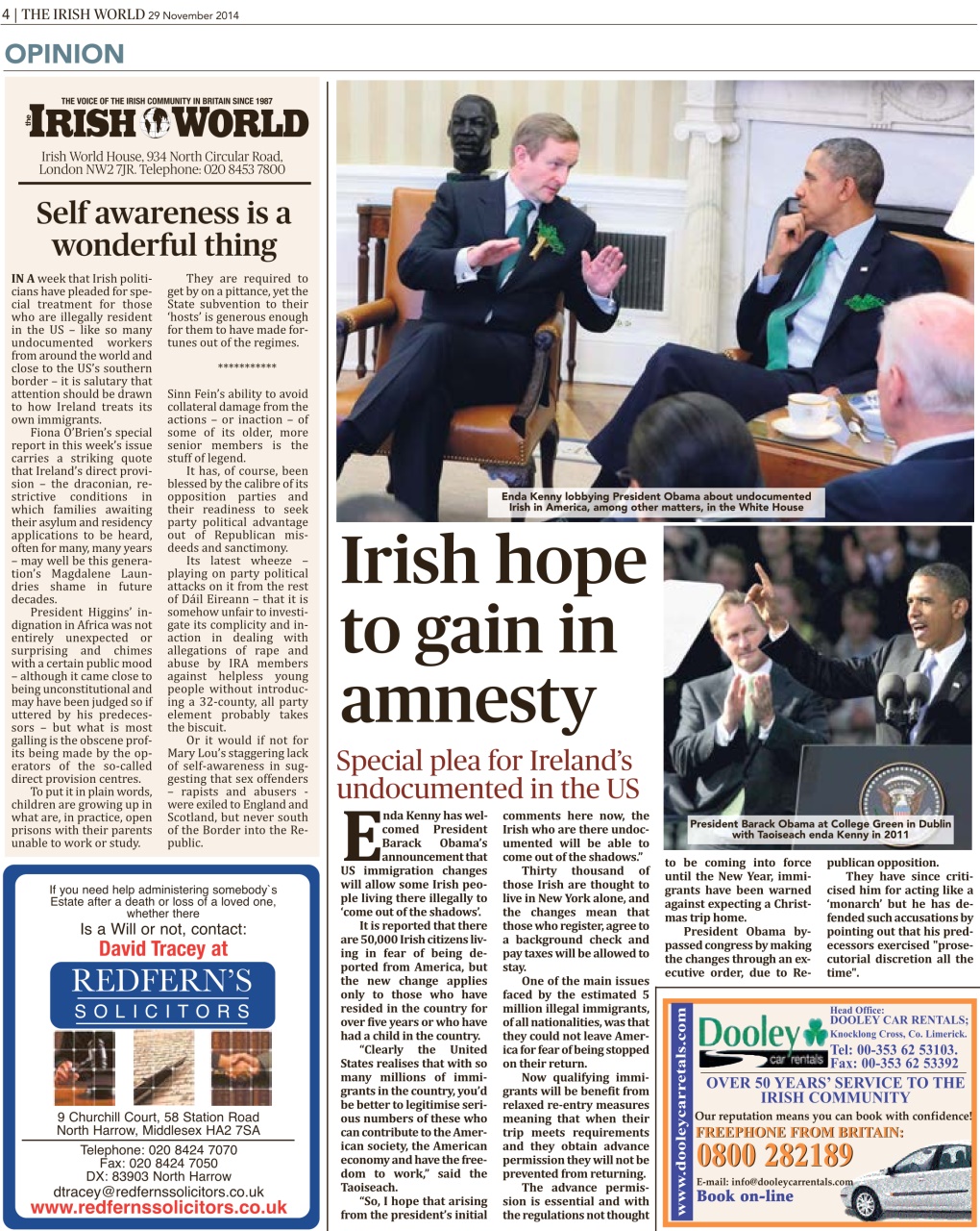 Irish World Preview Pages