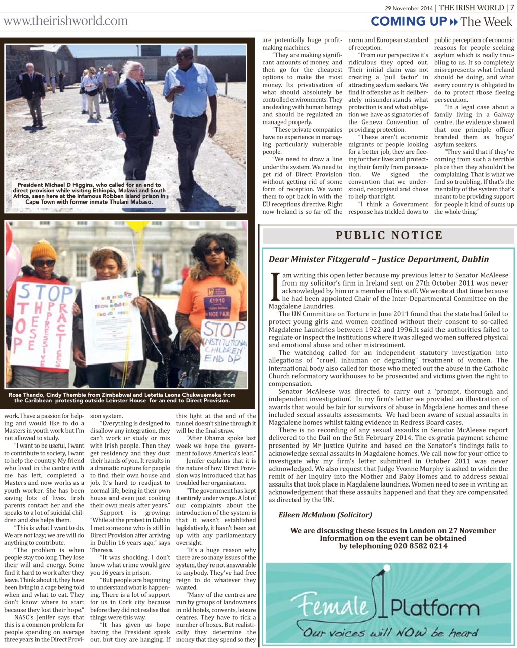 Irish World Preview Pages