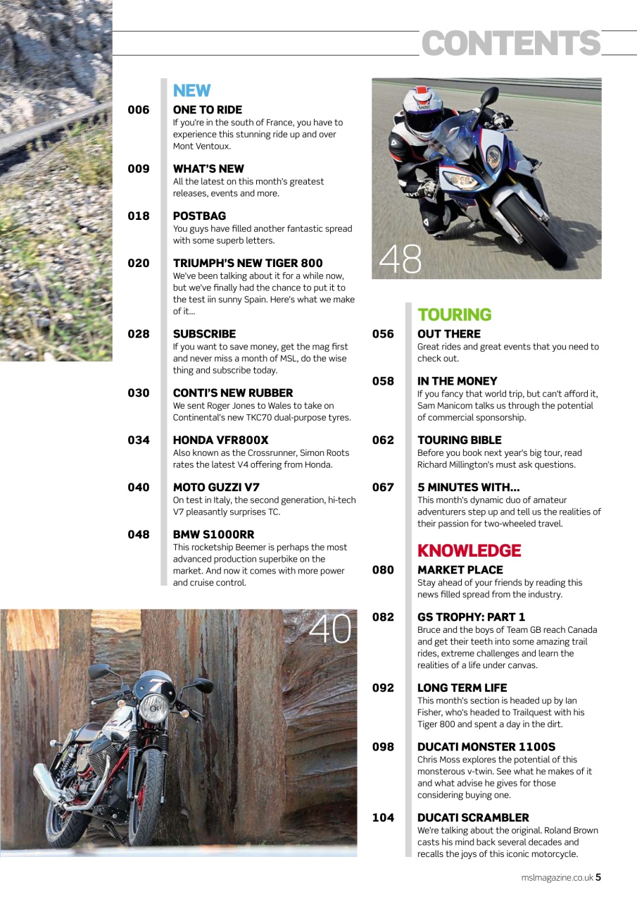Motorcycle Sport & Leisure Preview Pages