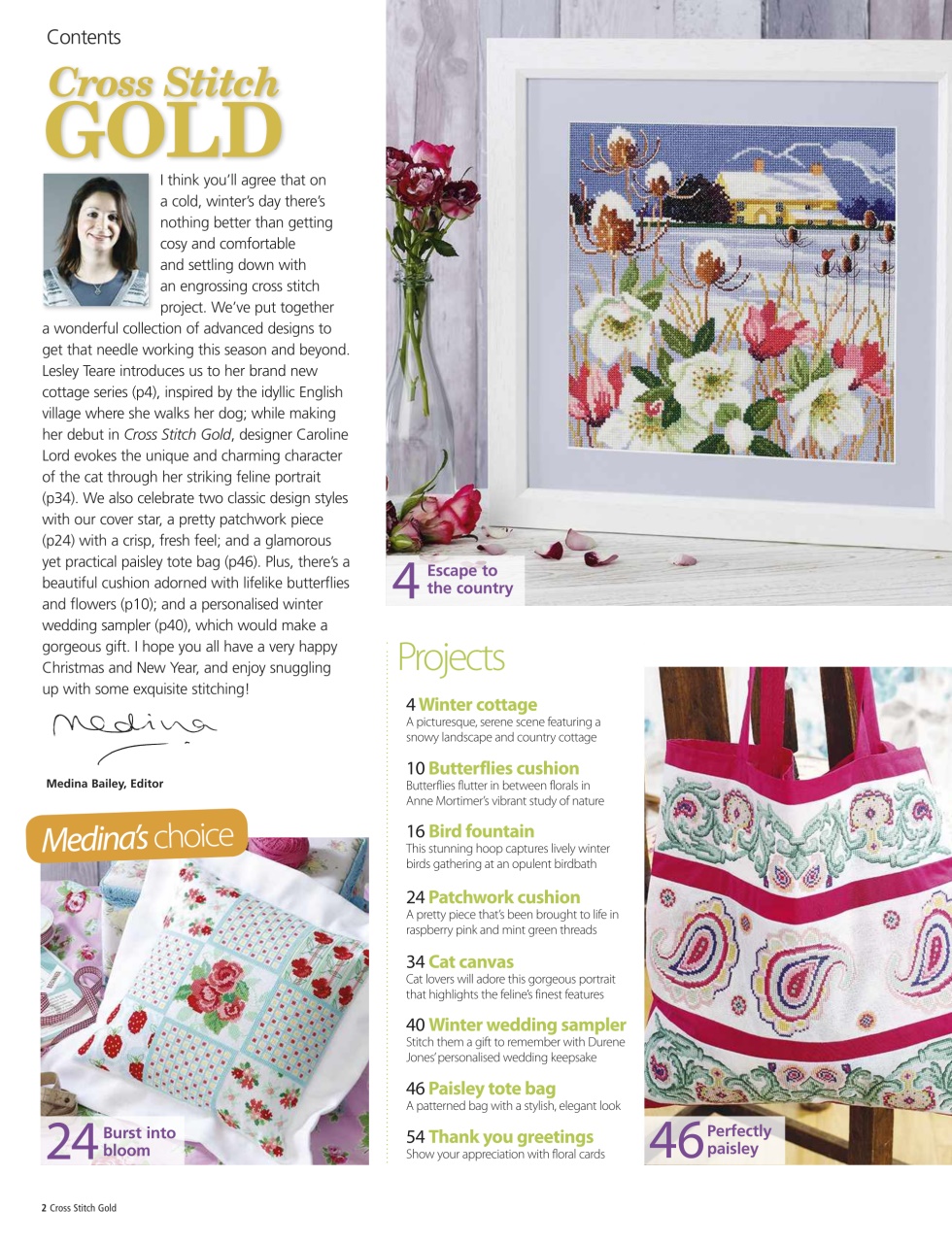 Cross Stitch Gold Preview Pages