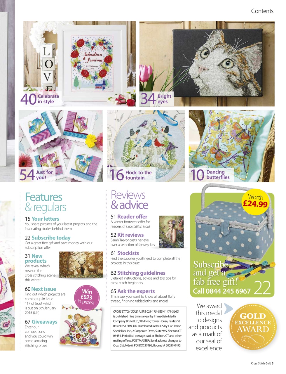 Cross Stitch Gold Preview Pages