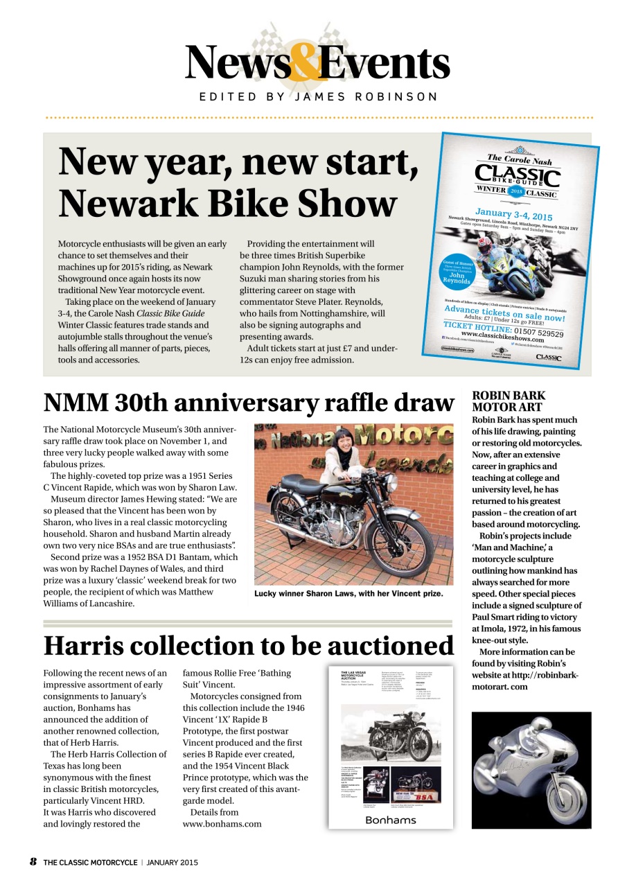 The Classic MotorCycle Preview Pages