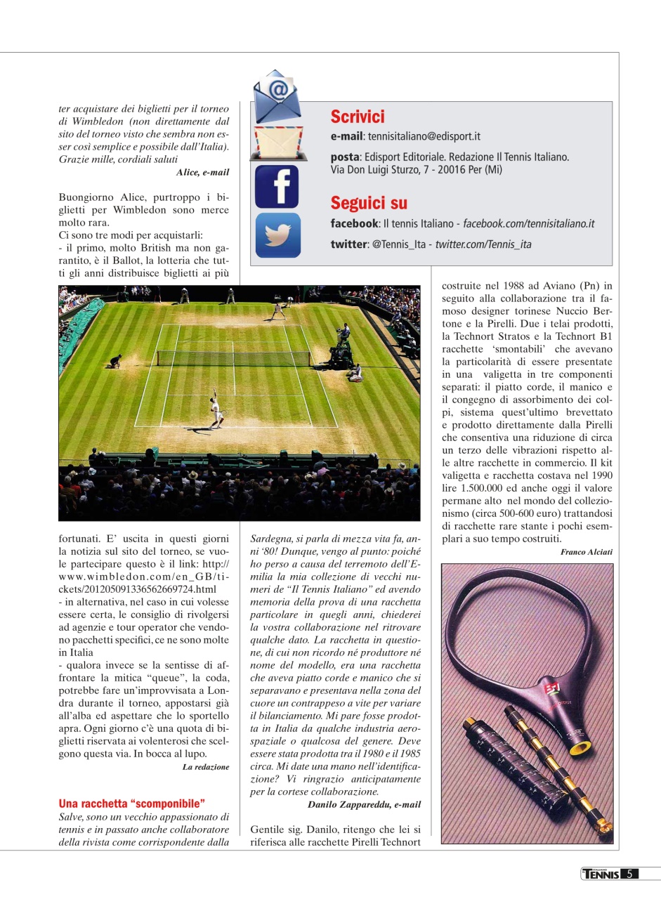Il Tennis Italiano Preview Pages