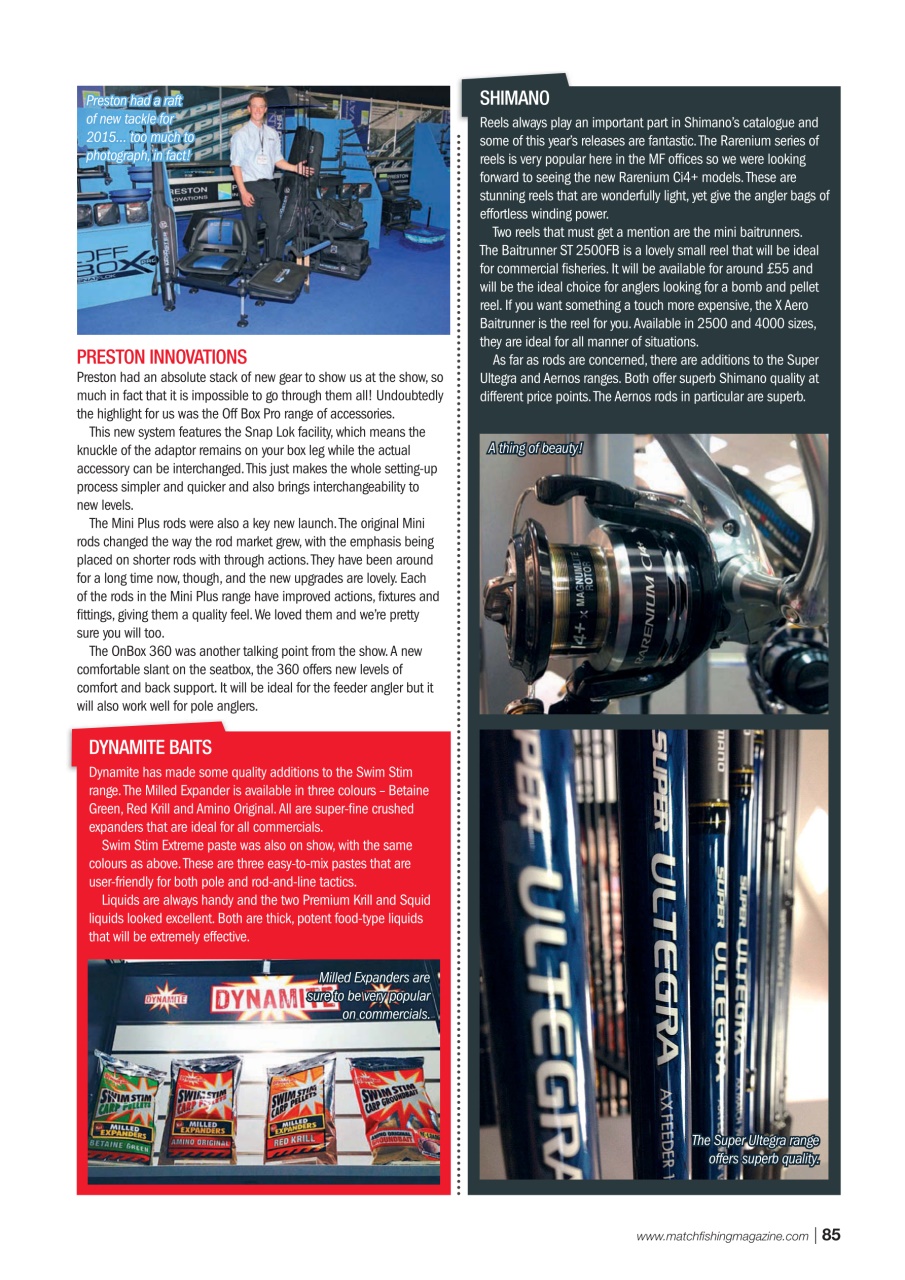 Match Fishing Preview Pages