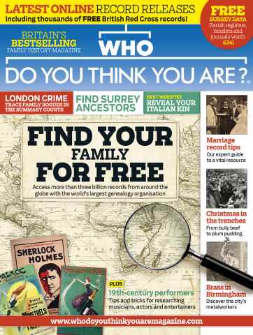 Who Do You Think You Are? issue December 2014