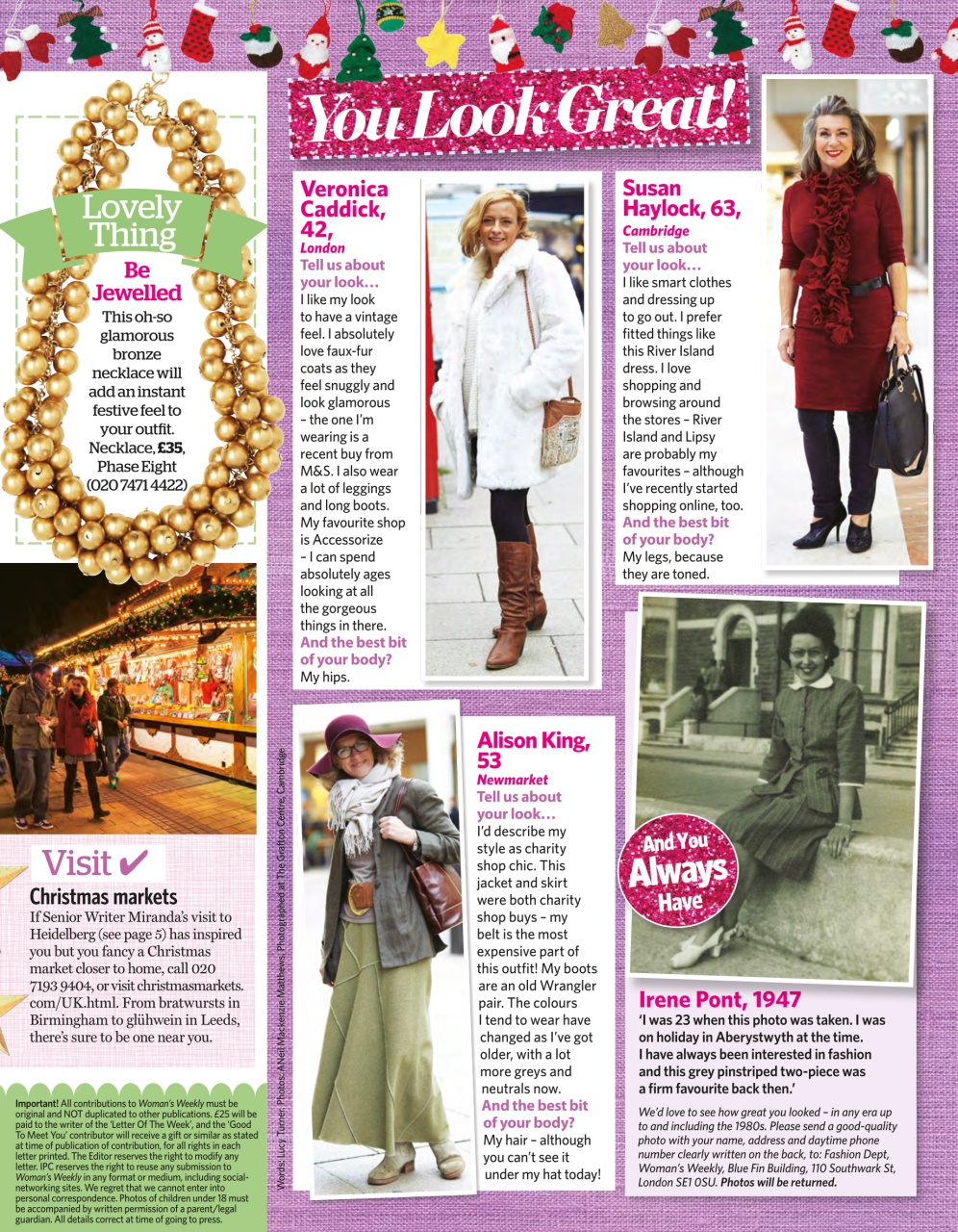 Woman's Weekly Preview Pages