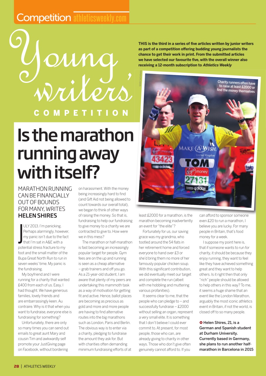 AW – Athletics Weekly Magazine Preview Pages