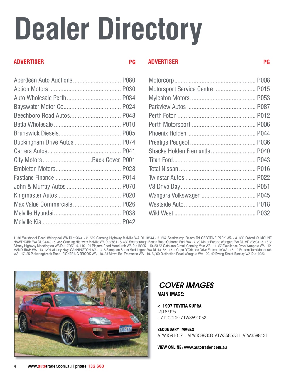 AutoTrader Preview Pages