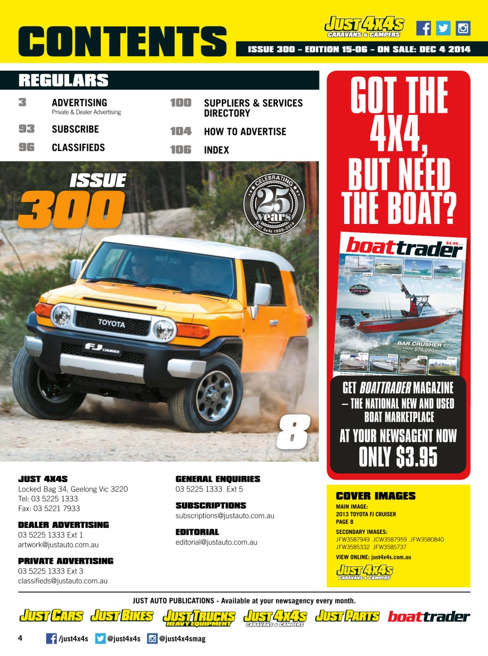 JUST 4X4S Preview Pages