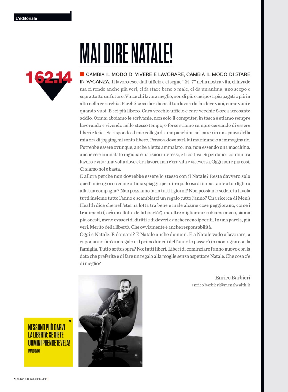Men's Health Italia Preview Pages