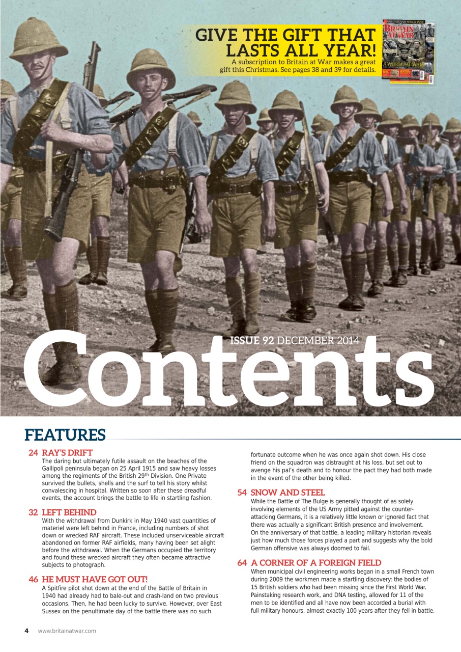 Britain at War Magazine Preview Pages