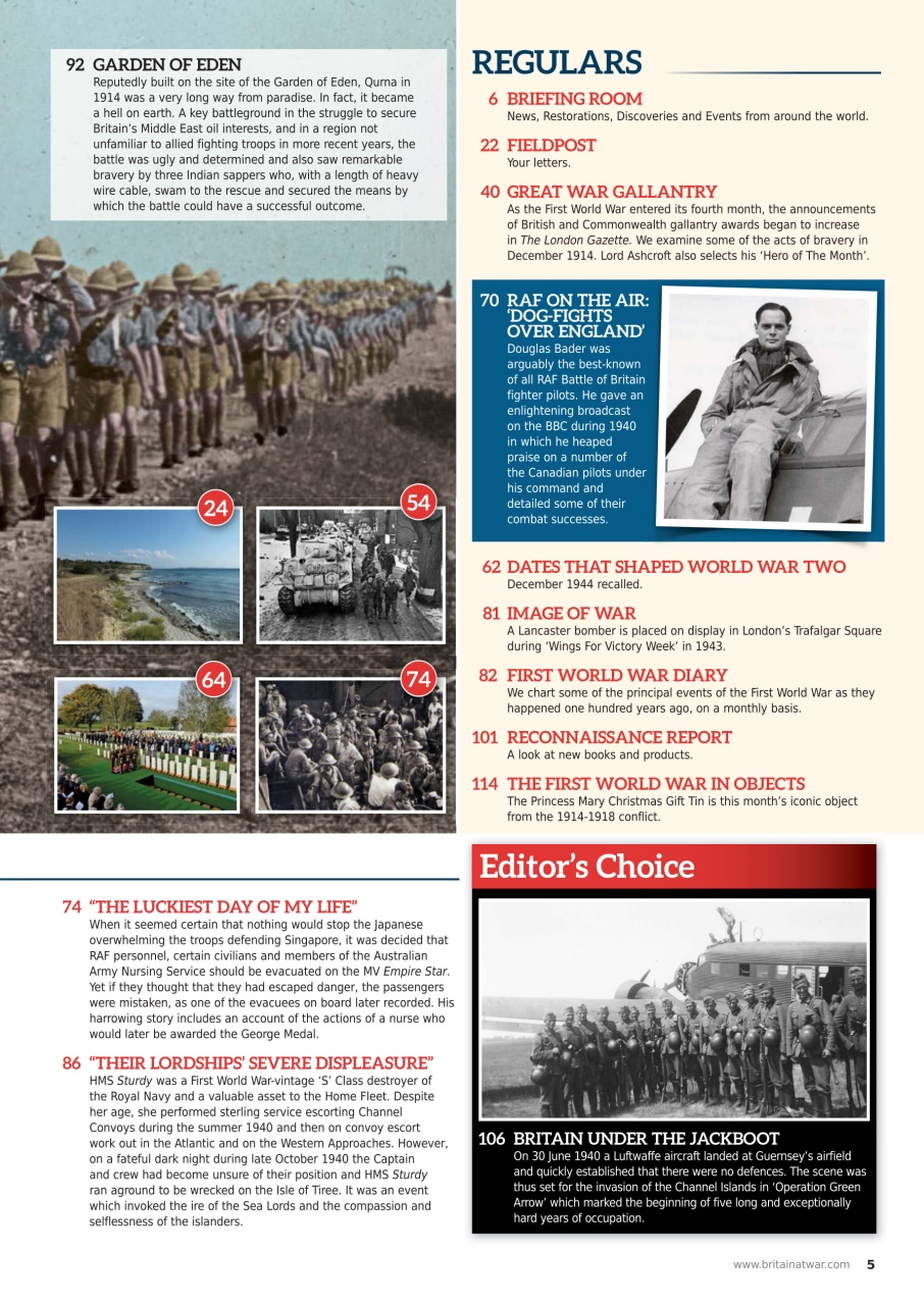 Britain at War Magazine Preview Pages