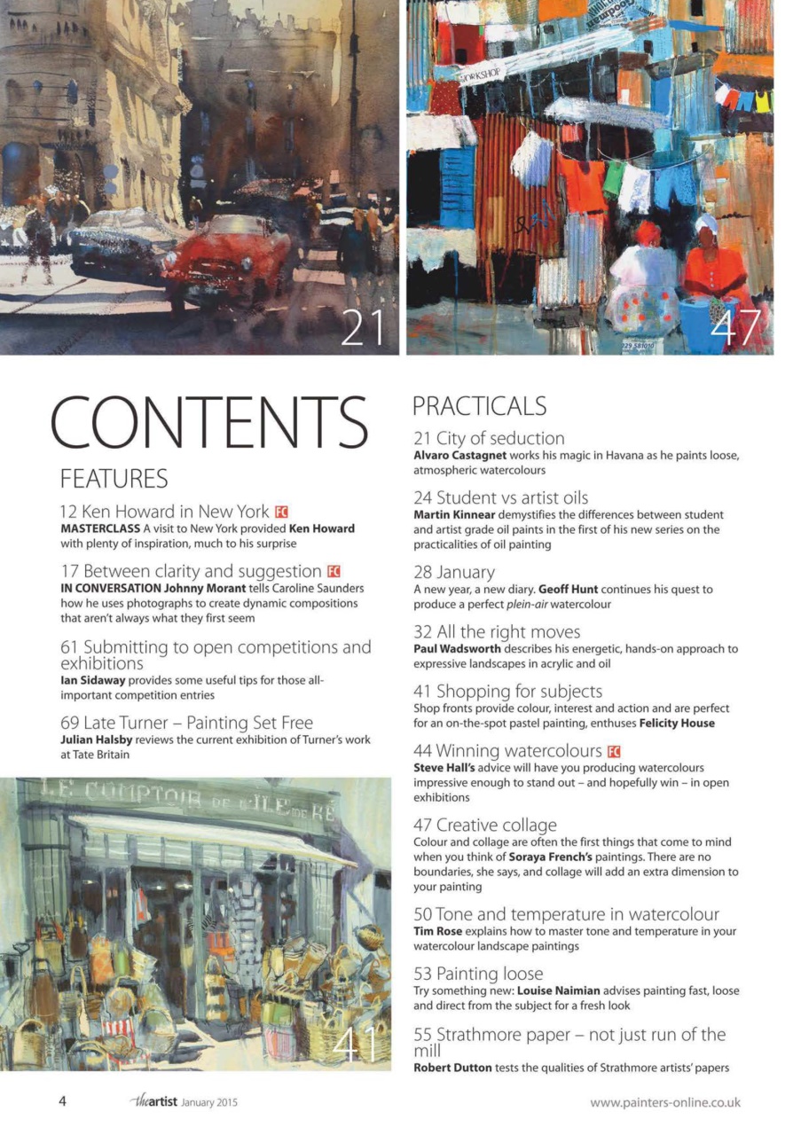 The Artist Preview Pages