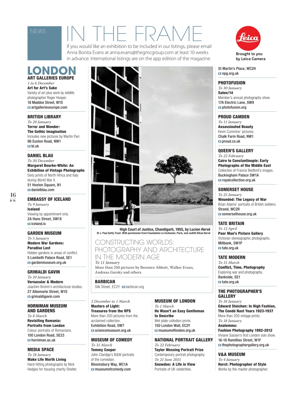 Black+White Photography Preview Pages