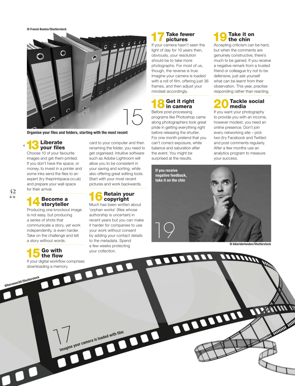 Black+White Photography Preview Pages