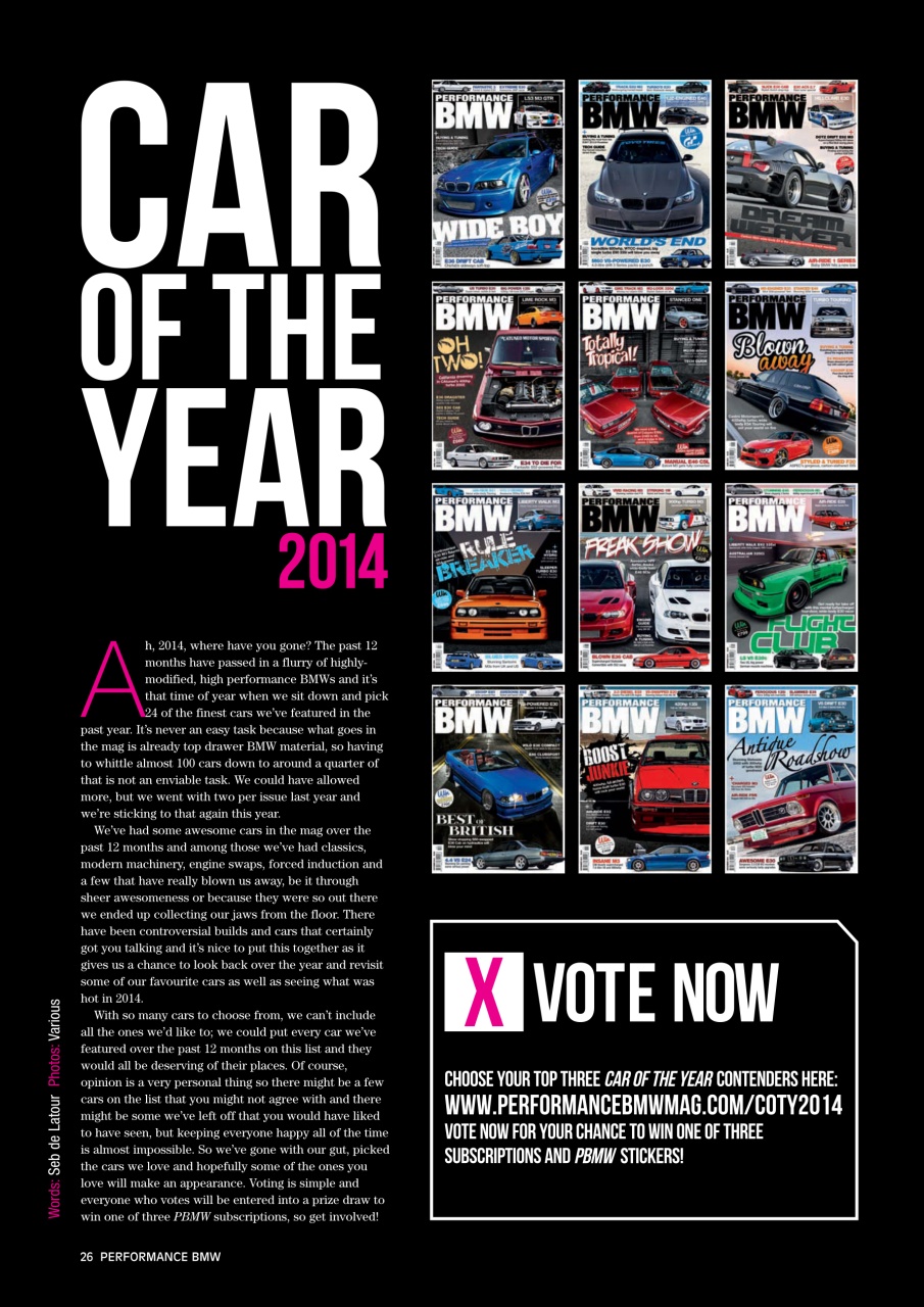 Performance BMW Preview Pages