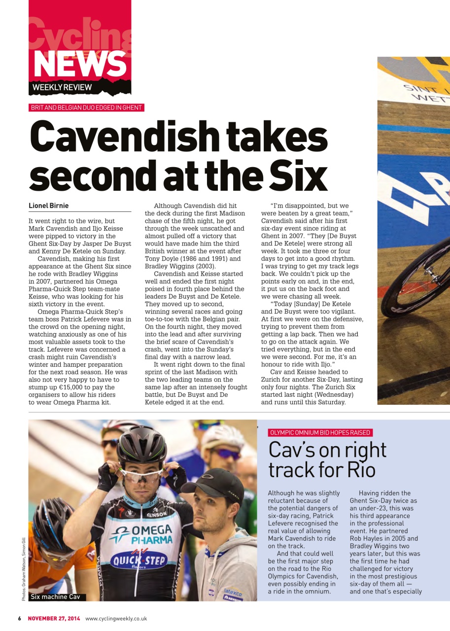 Cycling Weekly Preview Pages
