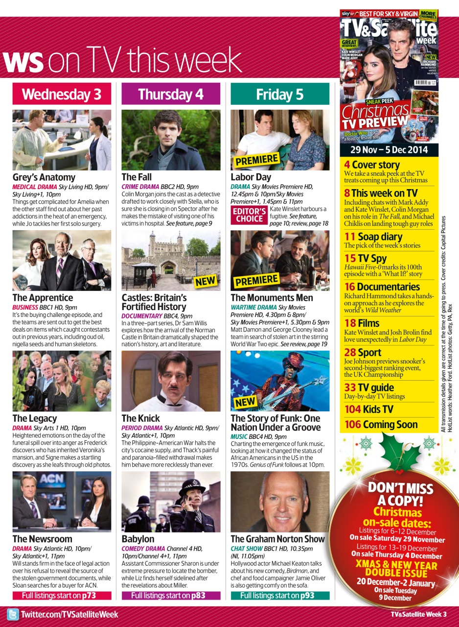 TV & Satellite Week Preview Pages