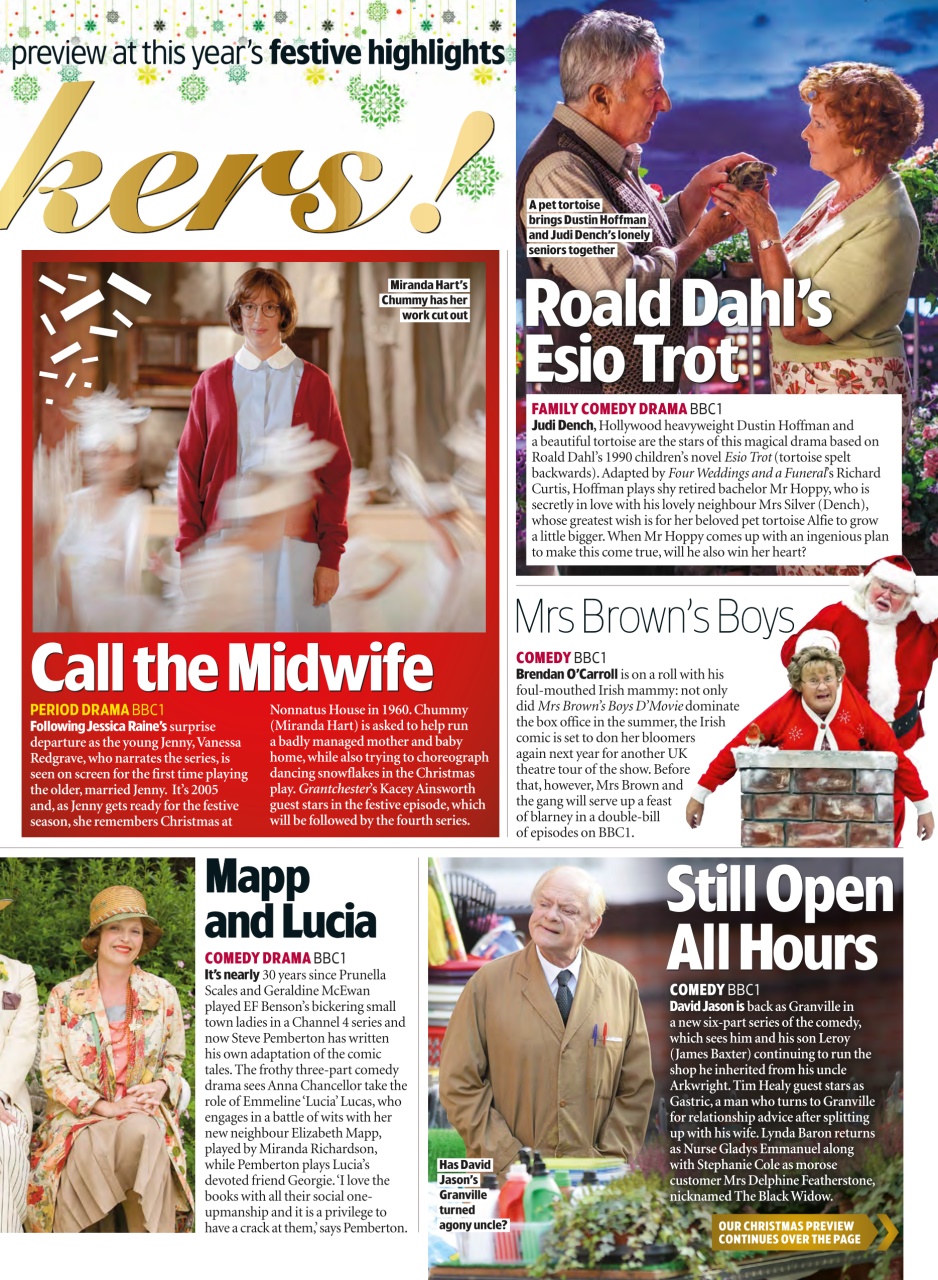 TV & Satellite Week Preview Pages