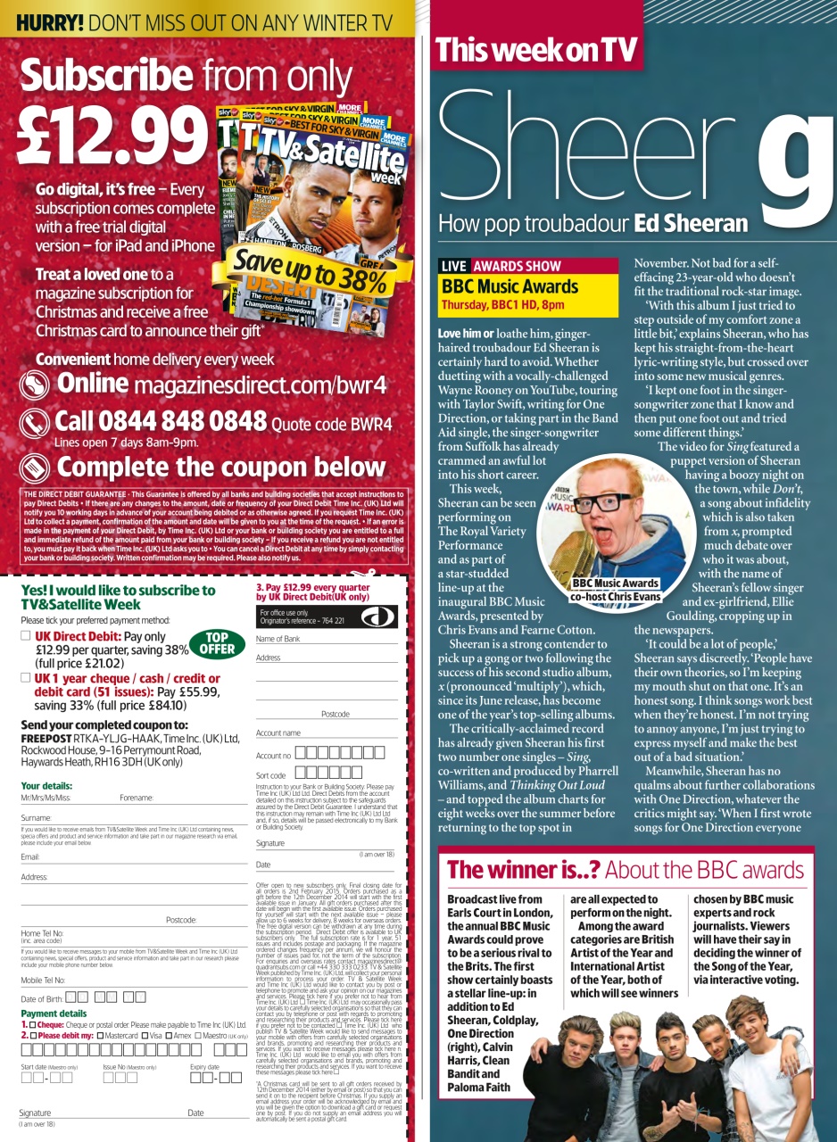 TV & Satellite Week Preview Pages