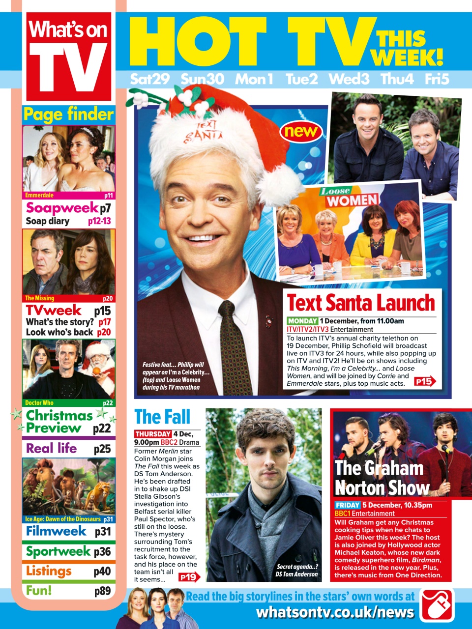 What's on TV Preview Pages