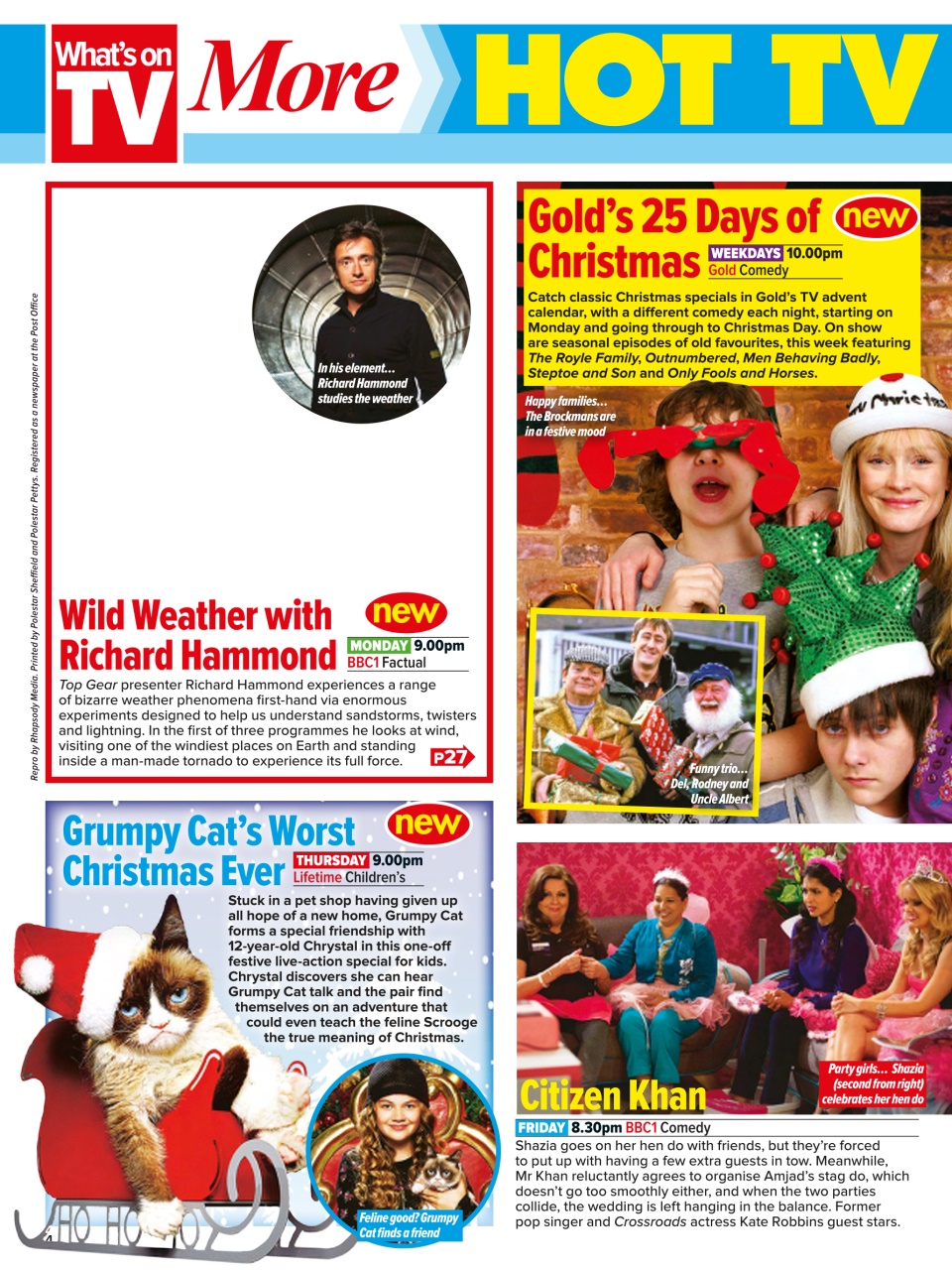 What's on TV Preview Pages