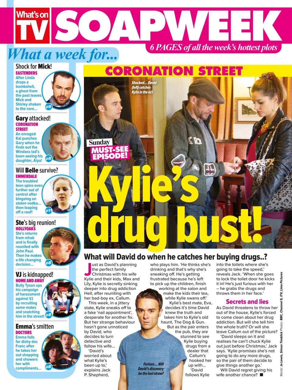 What's on TV Preview Pages