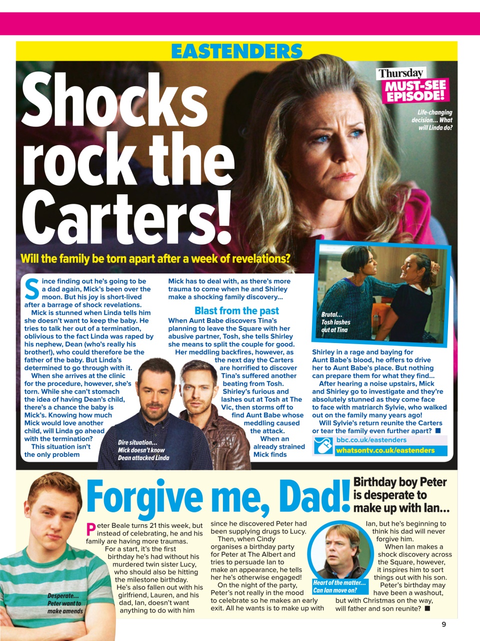 What's on TV Preview Pages