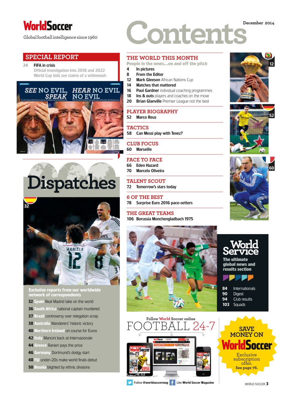 World Soccer Preview Pages