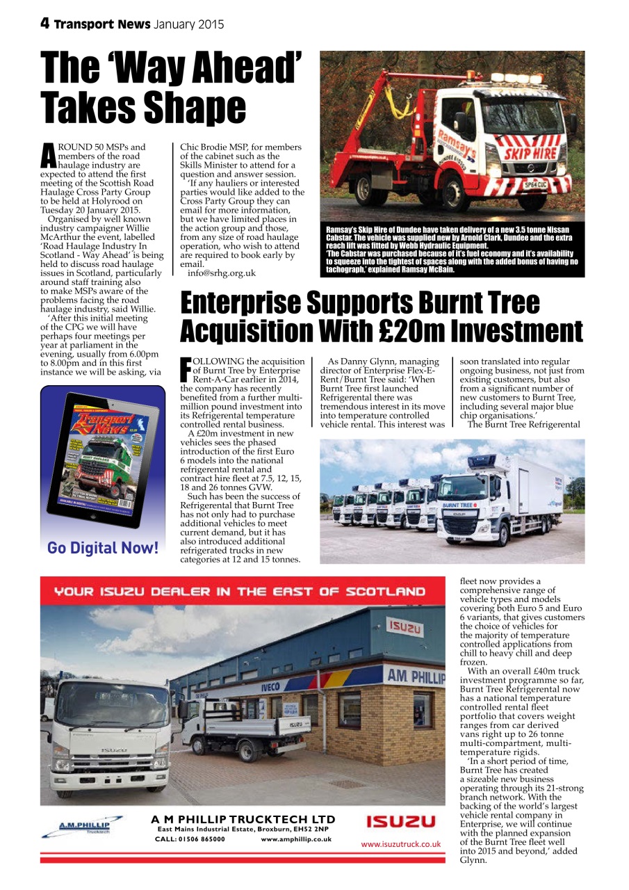 Transport News Preview Pages