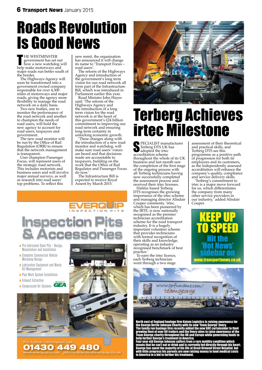 Transport News Preview Pages